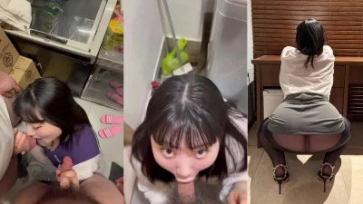 这总不是母猪了吧？口交时还会向上看双手比耶